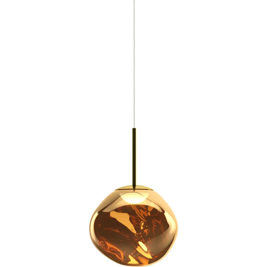 Tom Dixon Pendellampe Melt Kunststoff gold - Material: Polycarbonat