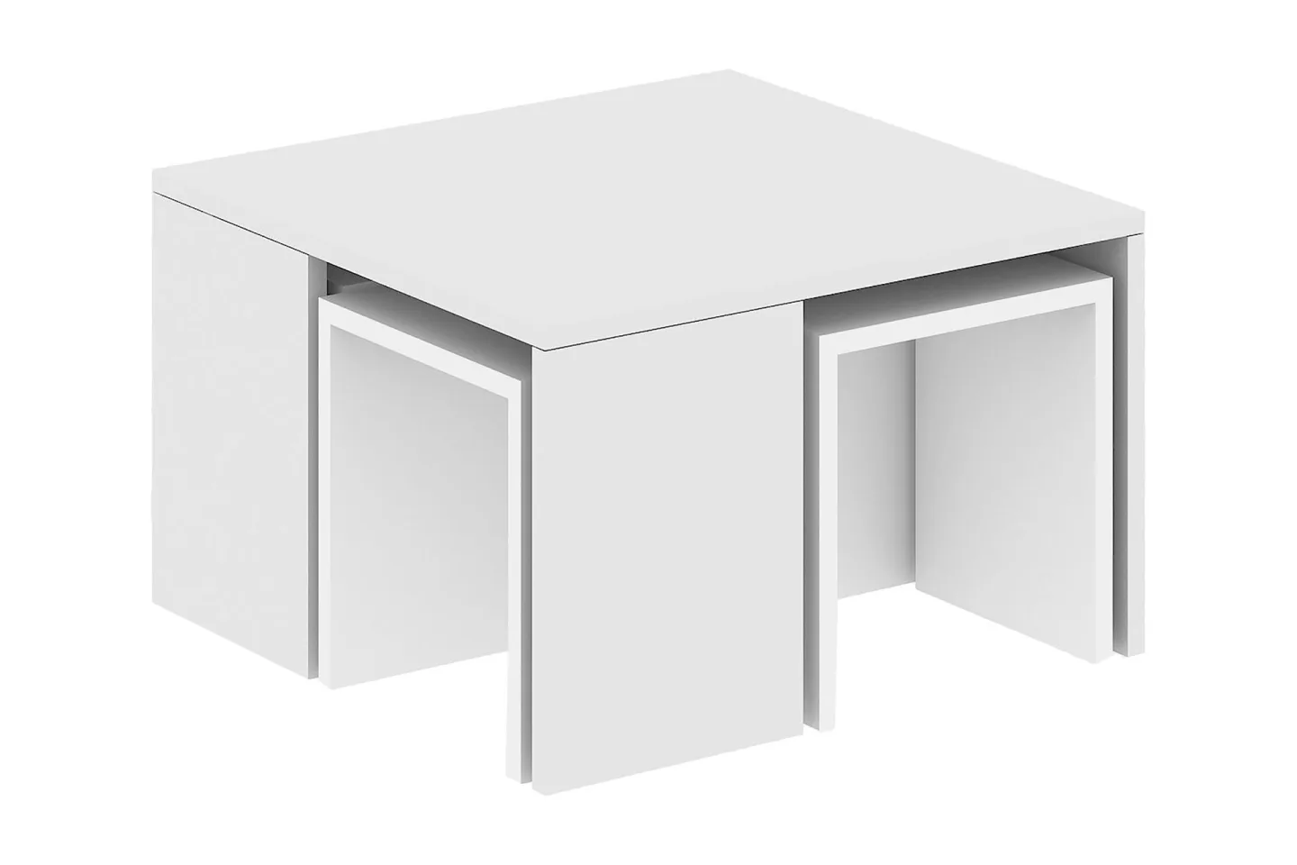 Elegancia Satsbord 60 cm 4 Bord - Vit