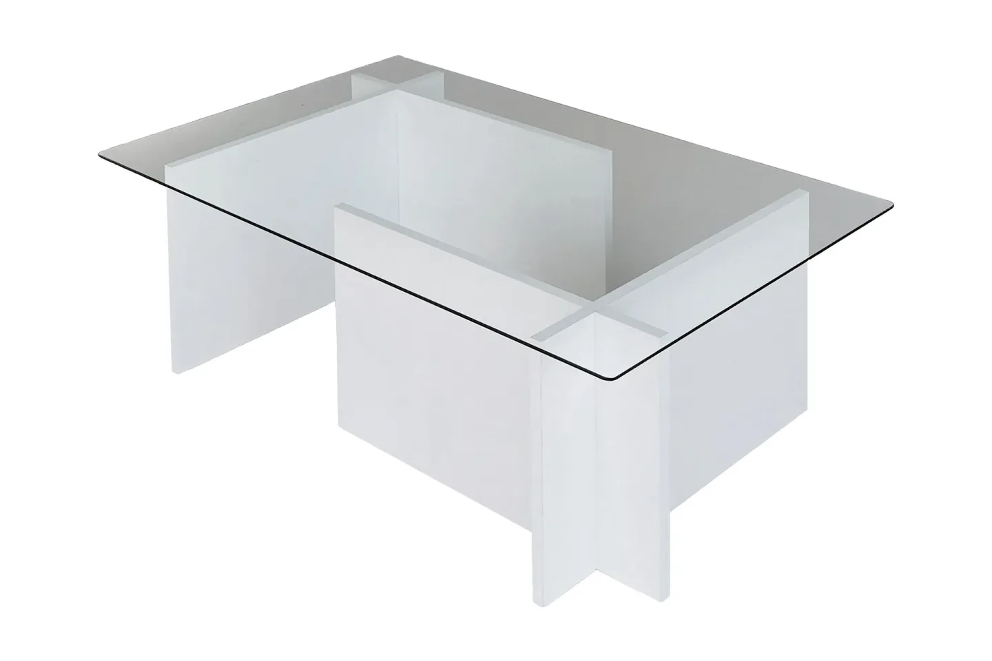 Almasi Soffbord 105x40x105 cm - Vit