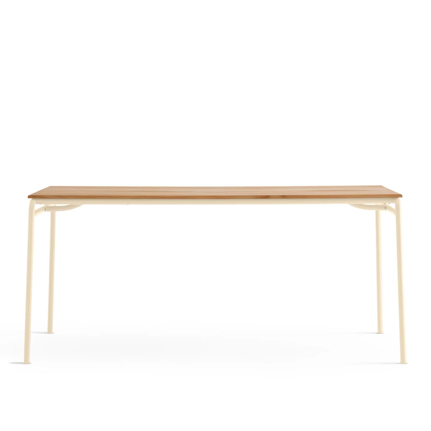 A Huseby - Kallio Outdoor Dining Table Medium Ivory - Matbord utomhus - Sami Kallio - Beige - Metall/Trä