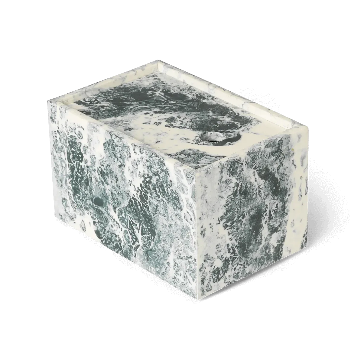 Ferm Living Mist Aufbewahrungsbox 10x15 cm Emerald-off white