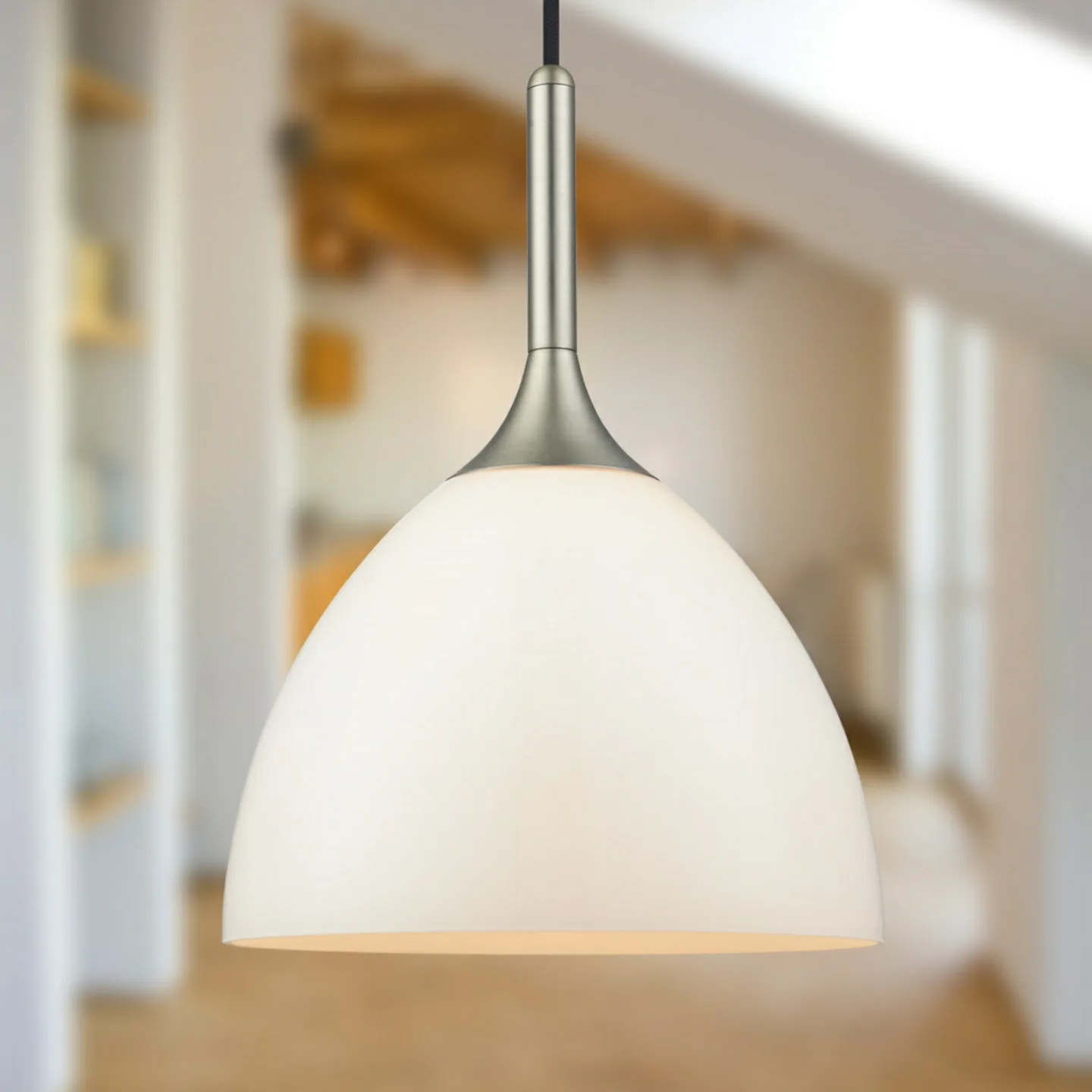 Bellevue Pendel Ø24 Opal - Halo Design - Spisestue - Metal