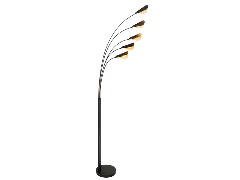 Stehlampe CORA 209.7cm schwarz