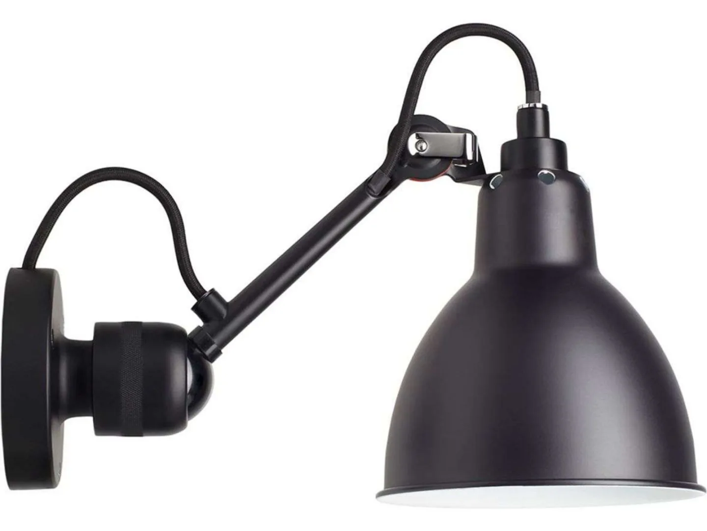 304CA Vegglampe Svart - Lampe Gras - Stue - Design - Metall
