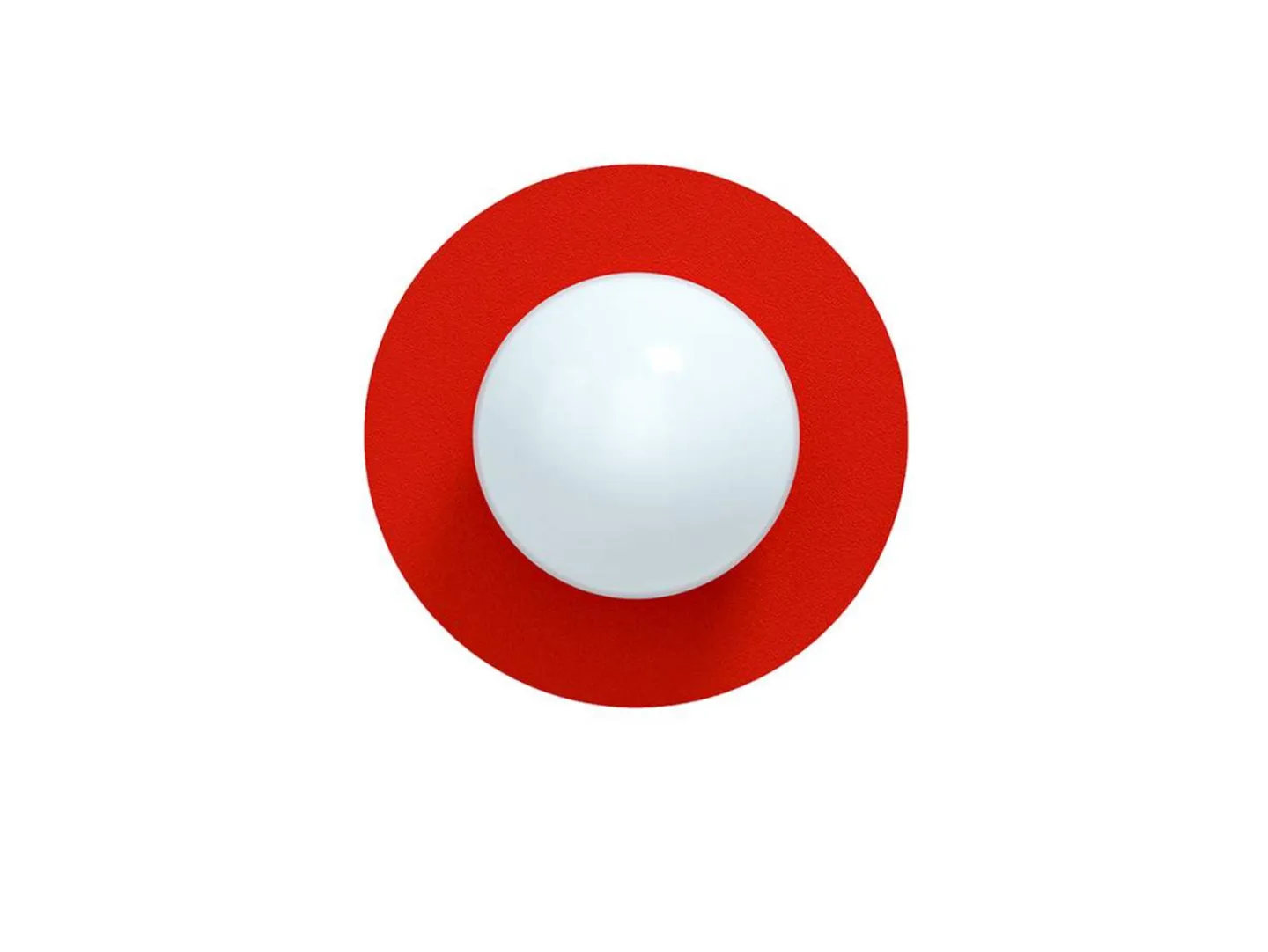Candy Big Circle 360 L Wandleuchte, rot - Swedish Ninja - Wohnzimmer - Metall