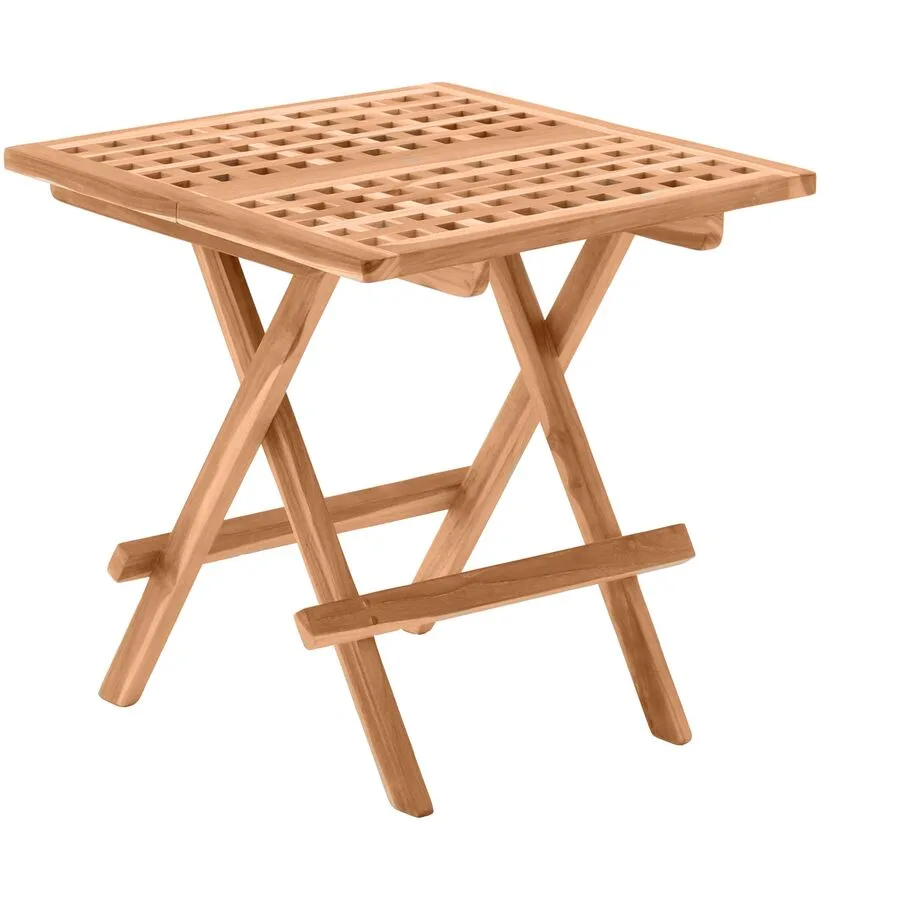Gartentisch Veit natur Teak B 50 T 50 cm