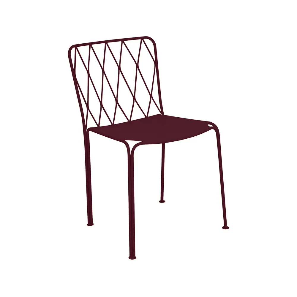 Fermob Kintbury stol Black cherry (vinröd)