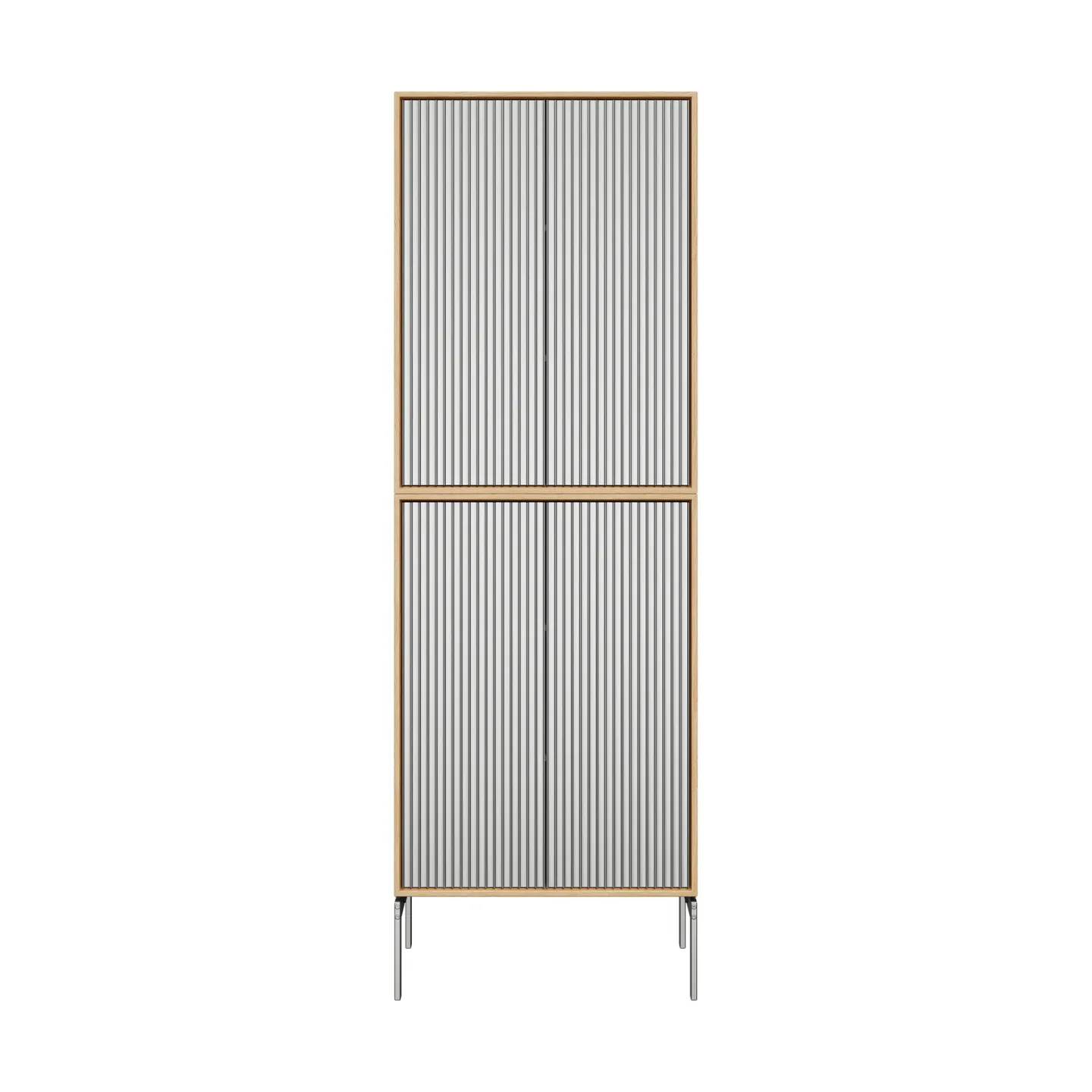 Vipp Vipp Cabinet H4 skåp med ben Light oak, doors