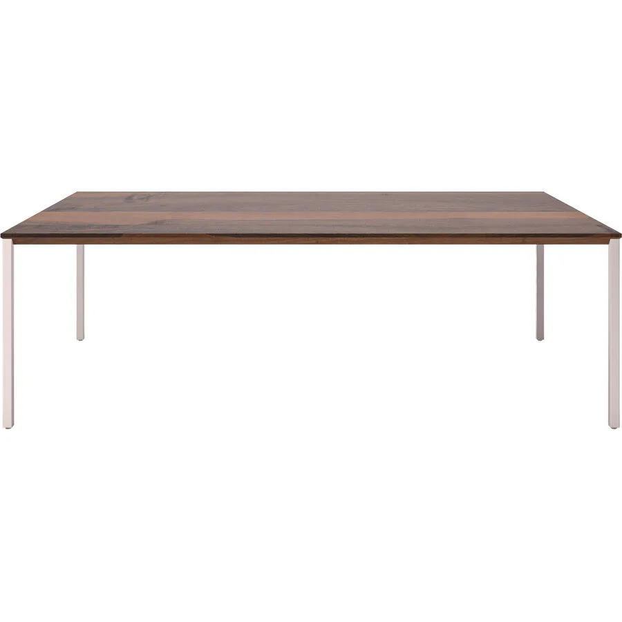 Beistelltisch Barillo Braun Holz 110 cm - Material: Nussbaum