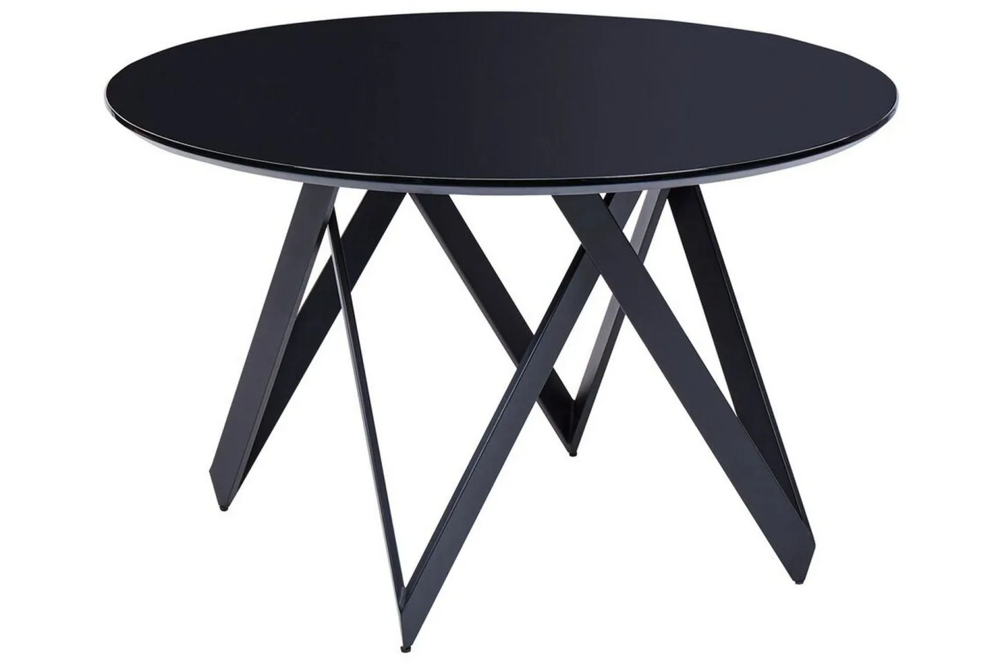 Gunden Matbord 120 cm Rund - Svart