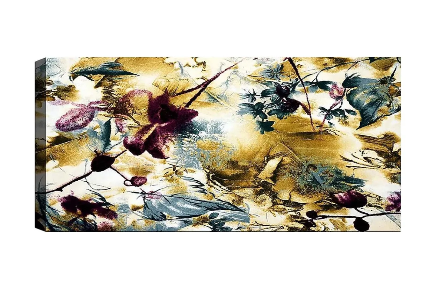 Canvastavla YTY Floral & Botanical Flerfärgad - 120x50 cm