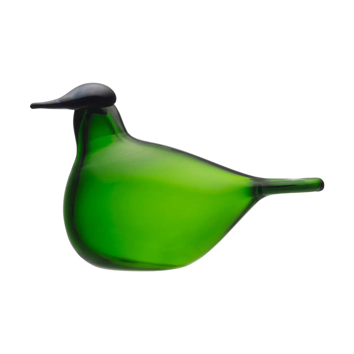 Iittala Chiffchaff Glasvogel Grün, 13x8 cm
