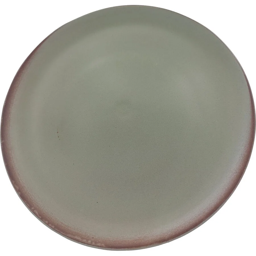 Teller flach Lecce Salbei Keramik D 24.5 cm 1 Stk