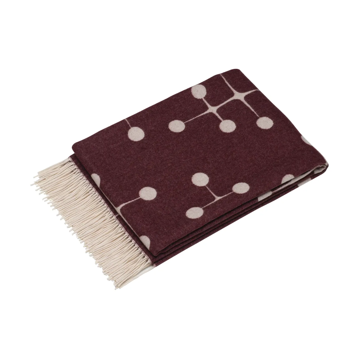 Vitra Eames ullpläd 135x200 cm Bordeaux