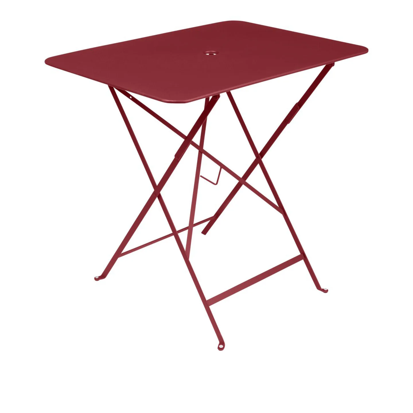 Fermob - Bistro Table 77 x 57 cm Chili - Balkong- och cafébord - Röd - Metall