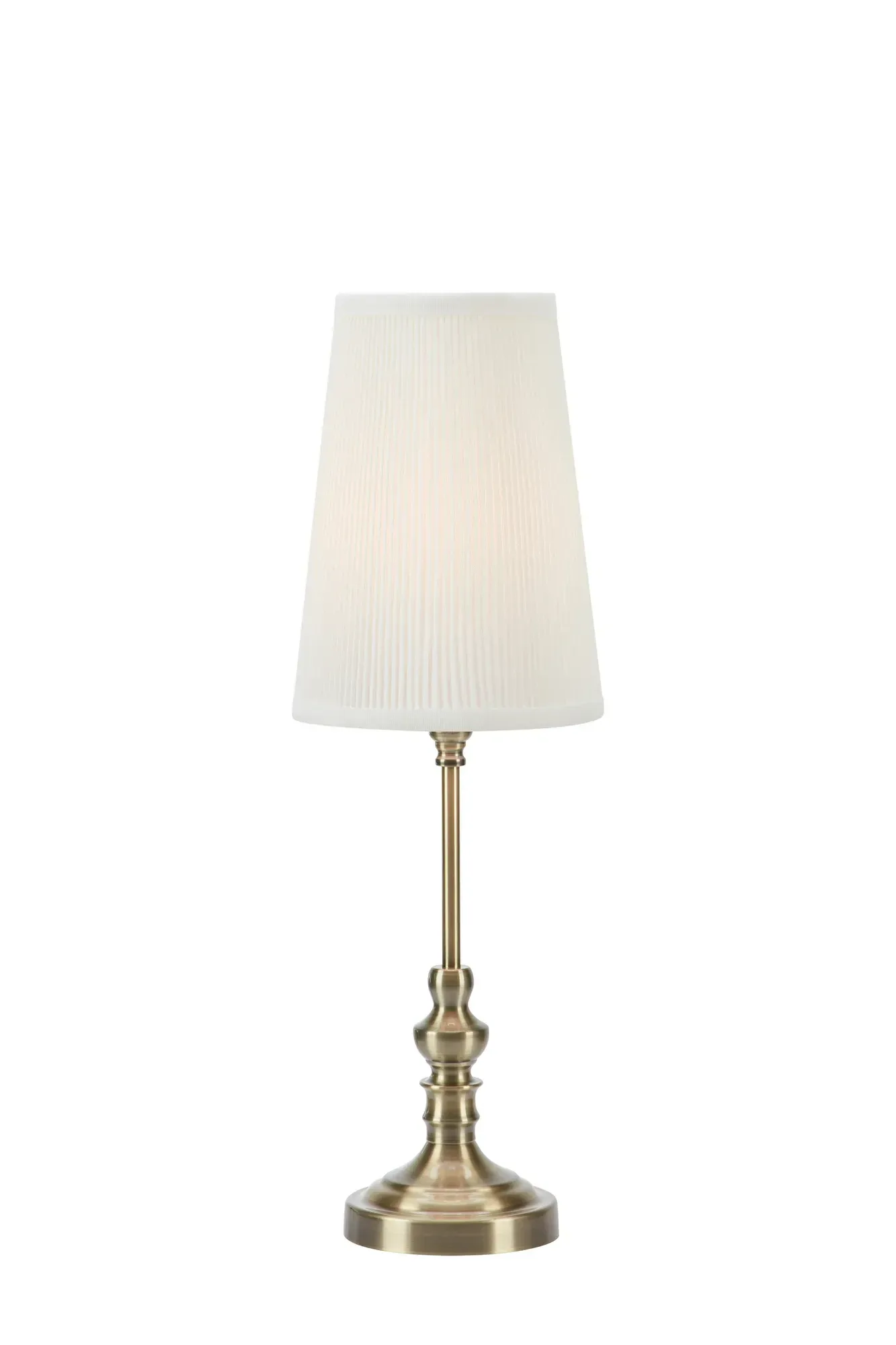 Noble Tischlampe Messing 56 cm