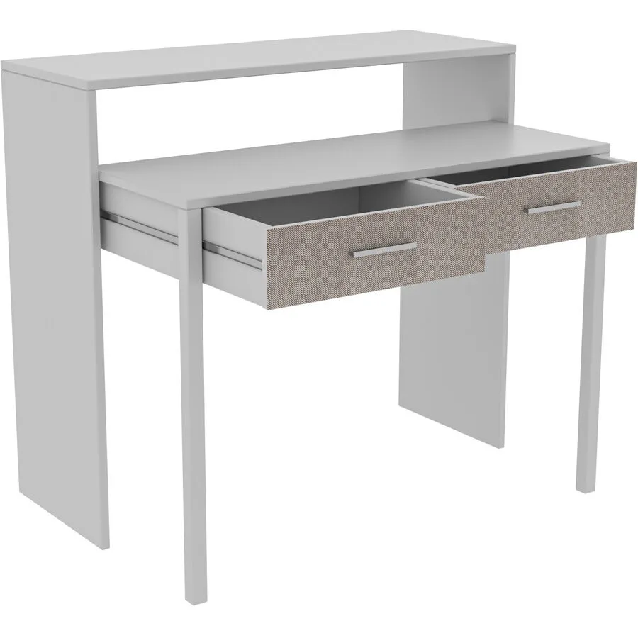 Schreibtisch Yemek weiss Melamin B 99 T 66 cm