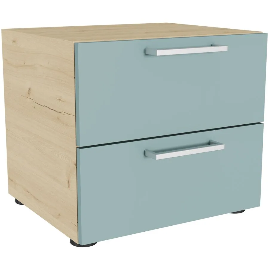 Nachttisch Window eiche Holzwerkstoff B 41 H 38 cm - Möbel Konfigurator: Traummöbel individuell zusammenstellen