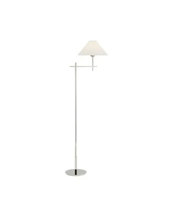 Hackney gulvlampe nikkel