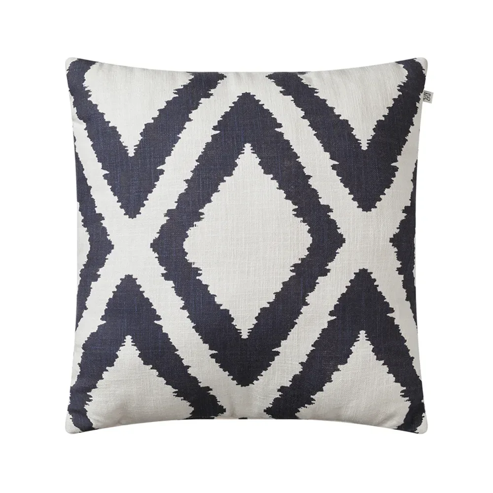 Chhatwal & Jonsson Diamond Kissen Blue/off white