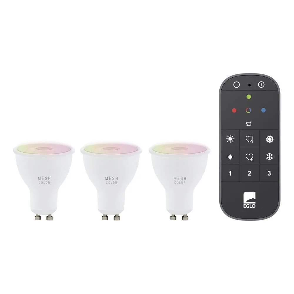 Ljuskälla 3xLM-ZIG-RGB/CCT GU10 4,5W+1XFB - 5 cm