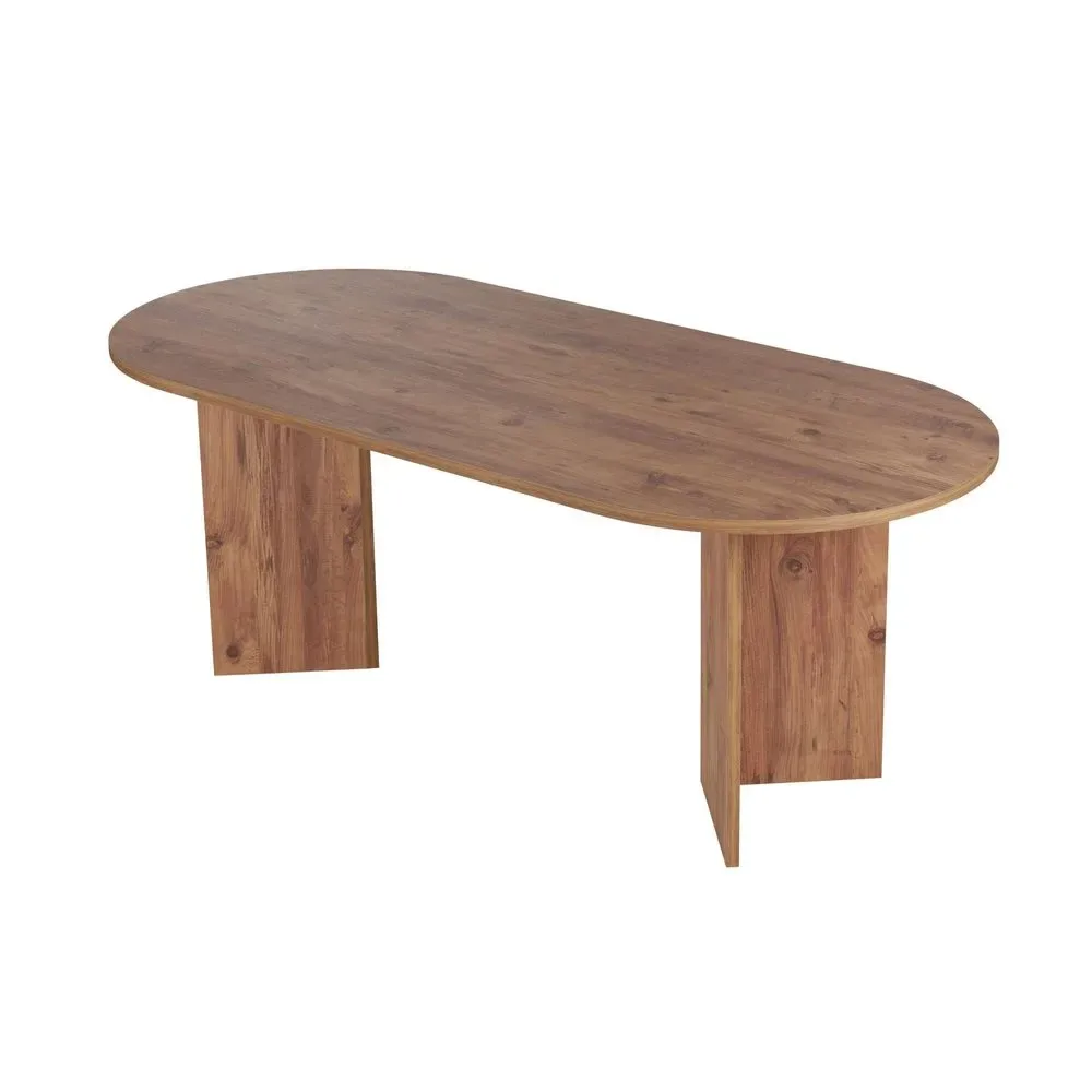 Dano Matbord Oval 200 cm - Natur