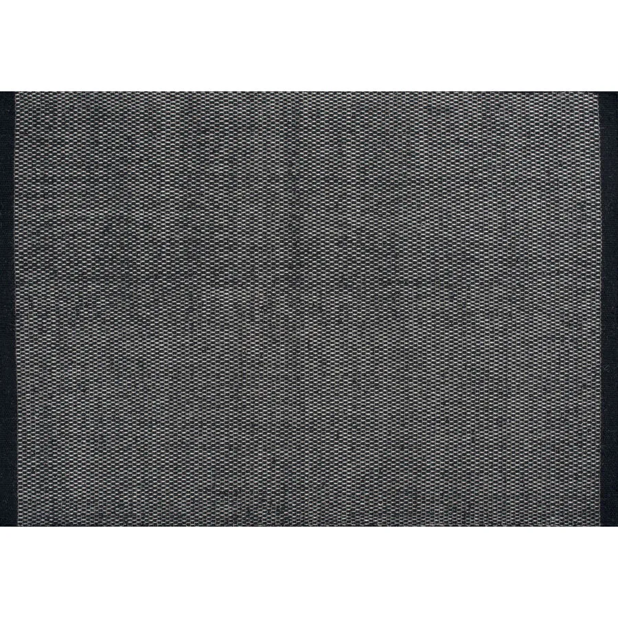 Teppich Asko Schwarz Wolle 70 cm 140 cm - Teppich