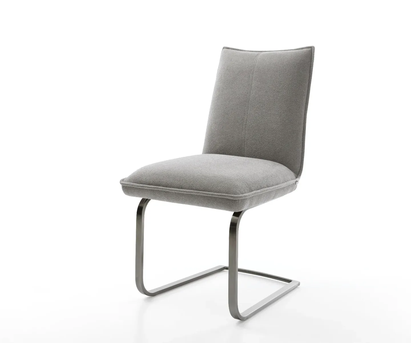 Freischwinger Lelio-Flex Strukturstoff Soft Grau Freischwinger flach Graphit Taschenfederkern