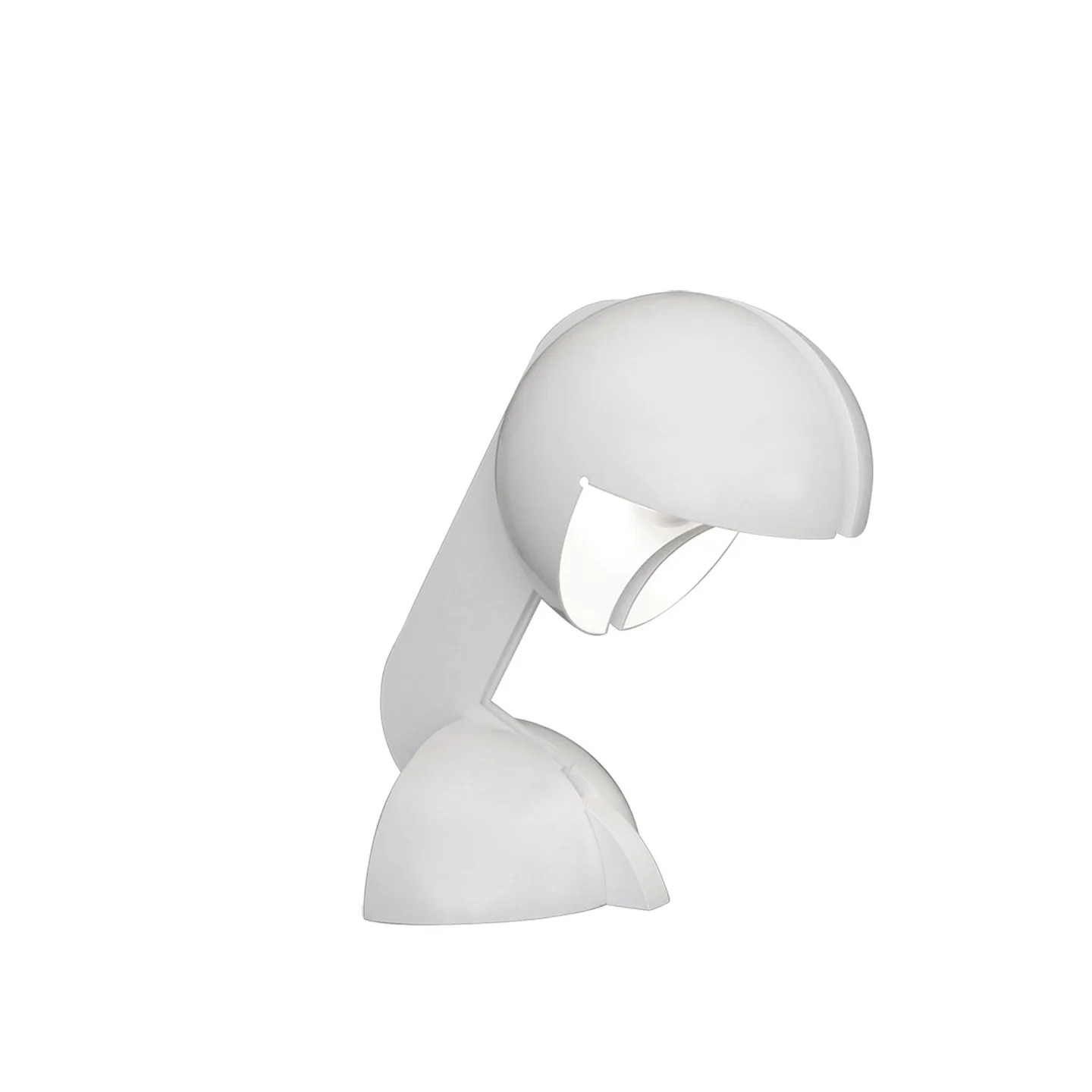 Martinelli Luce - RUSPA 2 X 5W - E14 - - WHITE - Bordslampor - Gae Aulenti - Vit