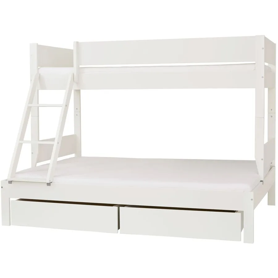 Hochbett Iver weiss MDF