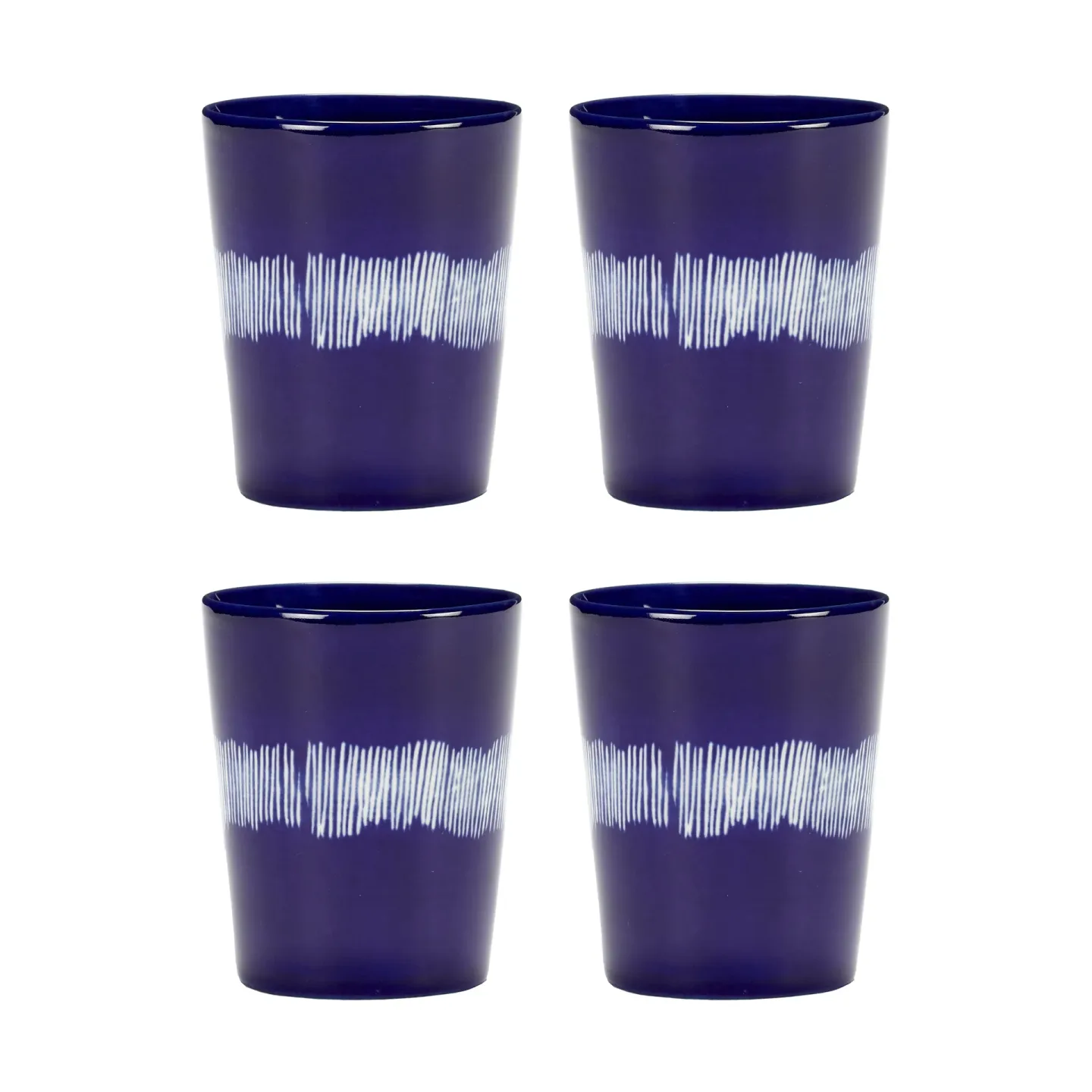 Serax Ottolenghi Feast Teetasse 33 cl 4er Pack Dark blue-white