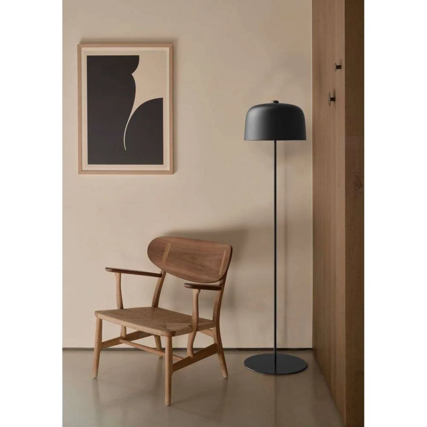Zile Golvlampa Matt Black - Luceplan - Vardagsrum - Metall