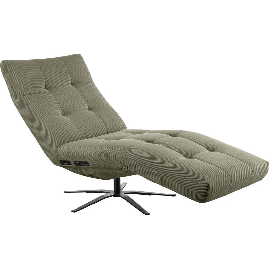 Relaxsessel Brünig Grün Stoff 156 cm 82 cm