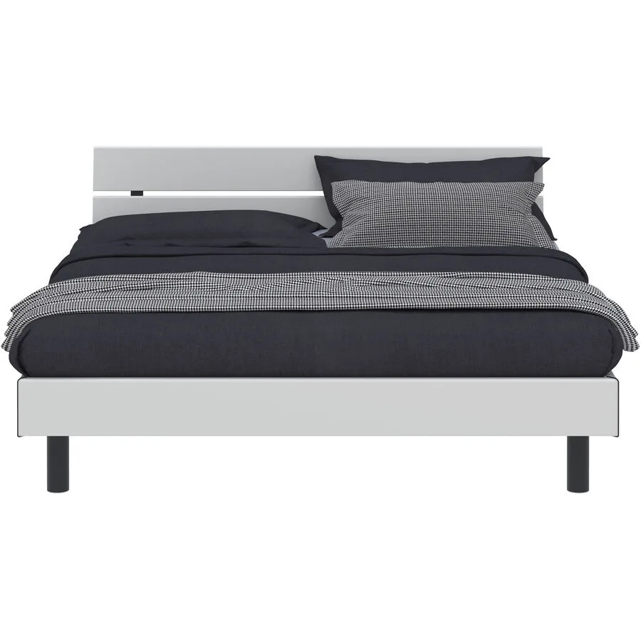 Modular Bett Livorno weiss Holzwerkstoff 180 x 200 cm