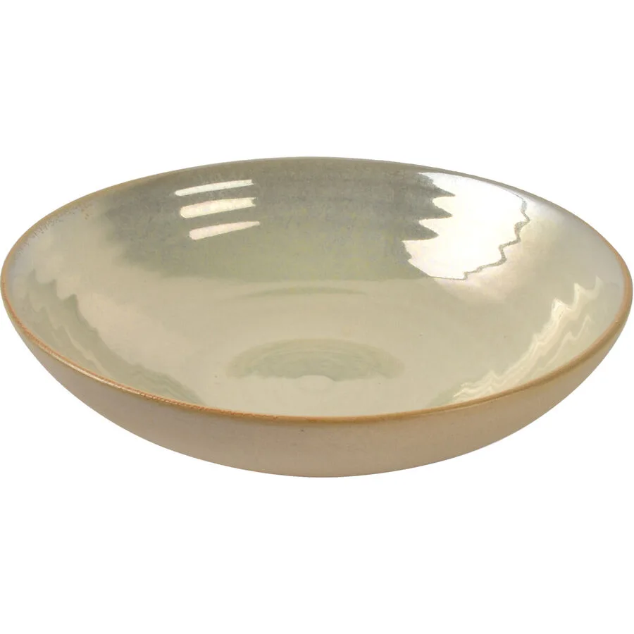 Chic Teller tief Ostra goldfarben Porzellan D 18 cm 4 Stk