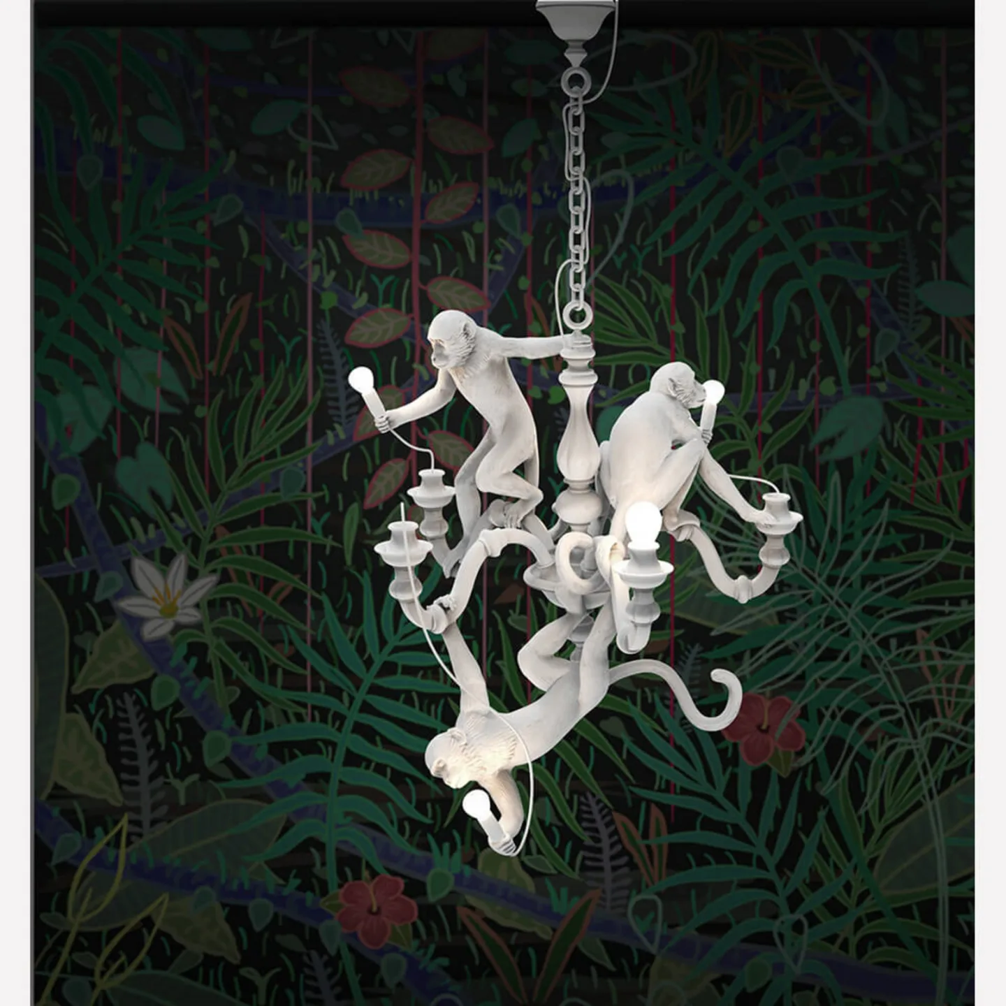 Monkey Chandelier Hvit - Seletti - Stue - Plast