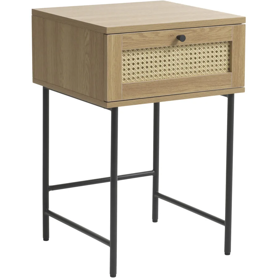 Beistelltisch Perri eiche MDF/Melaminfolie B 45 H 45 cm