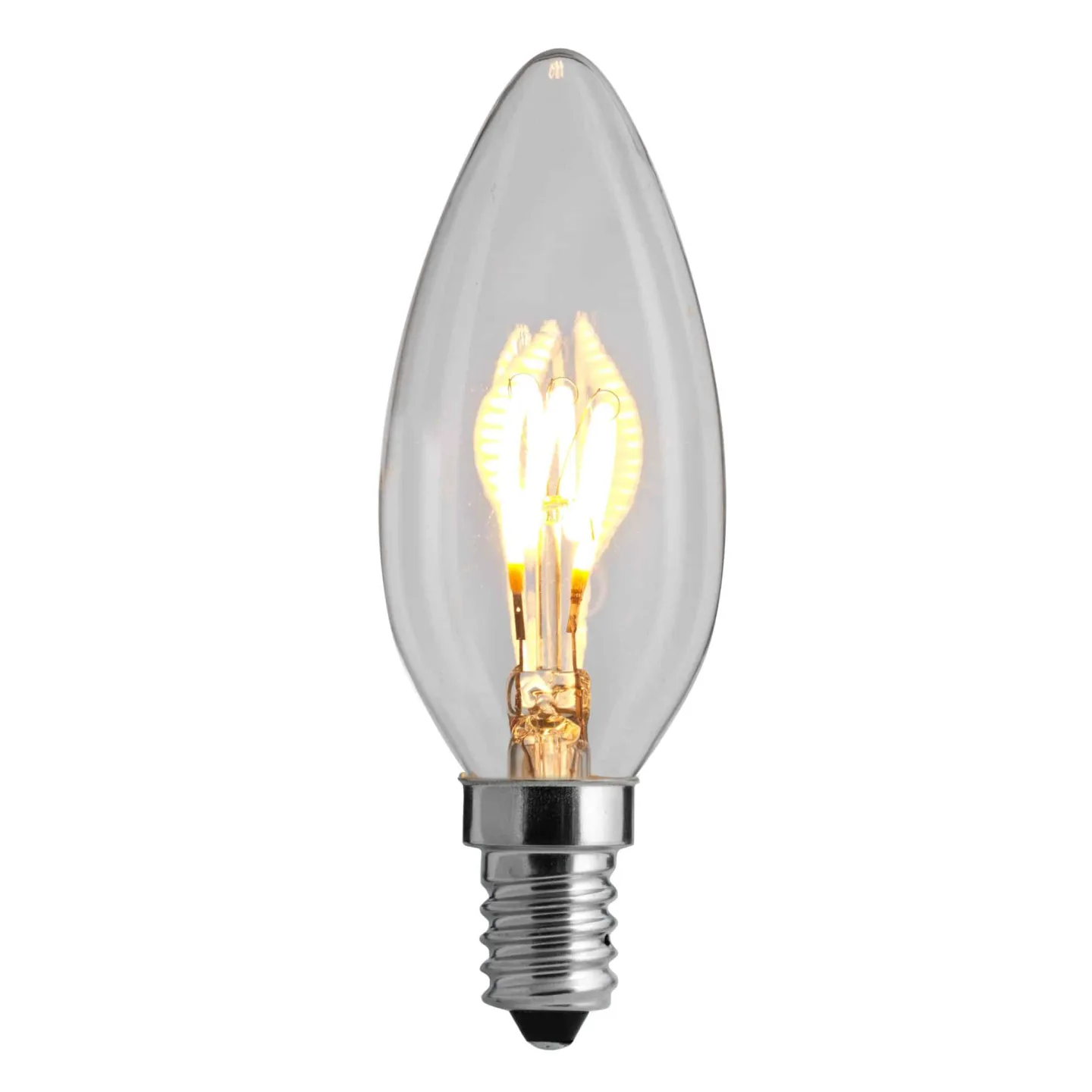 Kronljus LED Klar Dim 150lm 822 E14