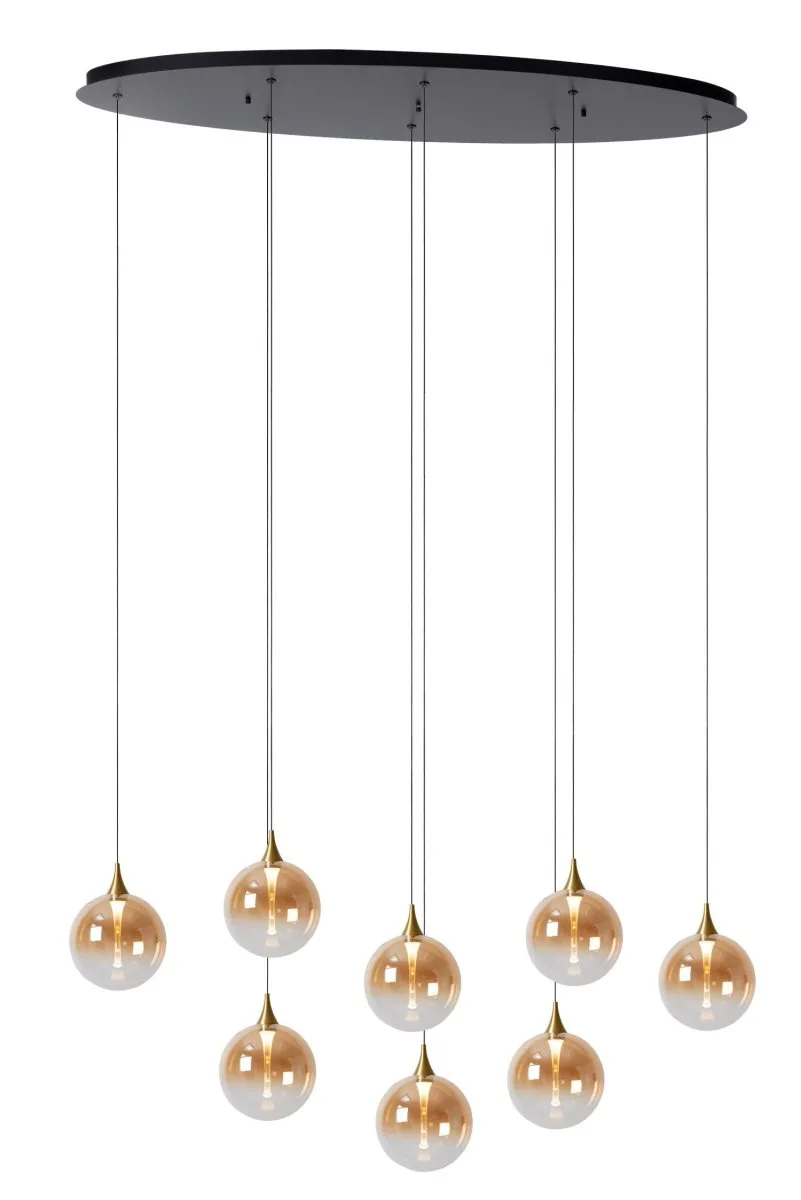 Lucide - Gisela 140cm - Taklampa - Amber