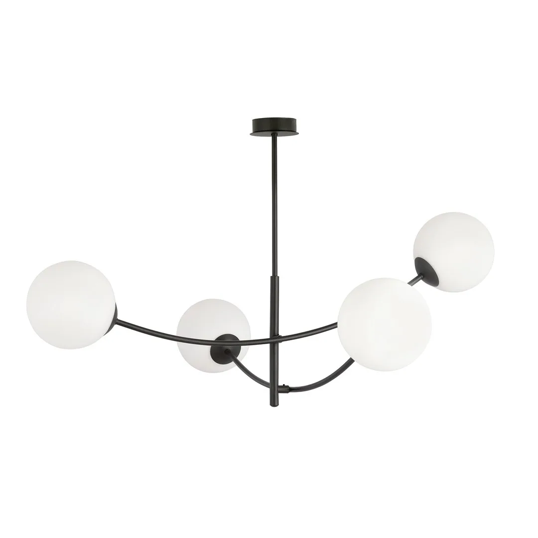 Emibig Lighting - Hunter Ø90 - Taklampa - Svart/Vit