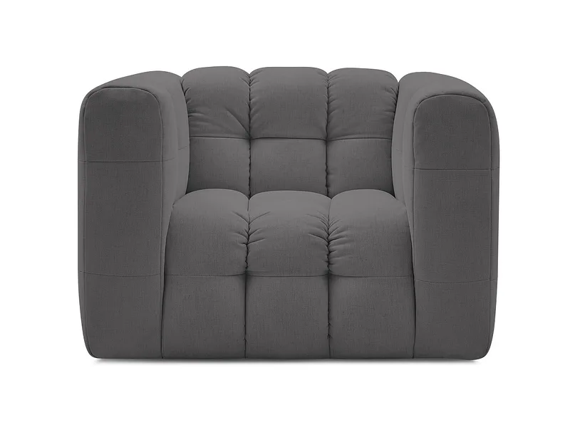 Sessel BOBOCHIC ULYSSE Stoff dunkelgrau