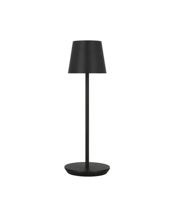 Nevis Accent Rechargeable Table Lamp Black