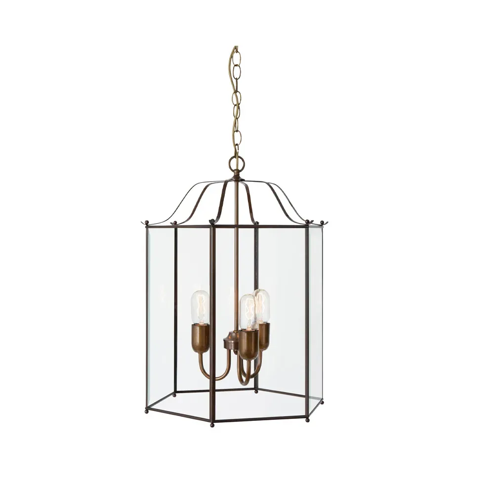 Konsthantverk Glimminge 3 PendelleuchteØ41 cm Oxidiertes Messing