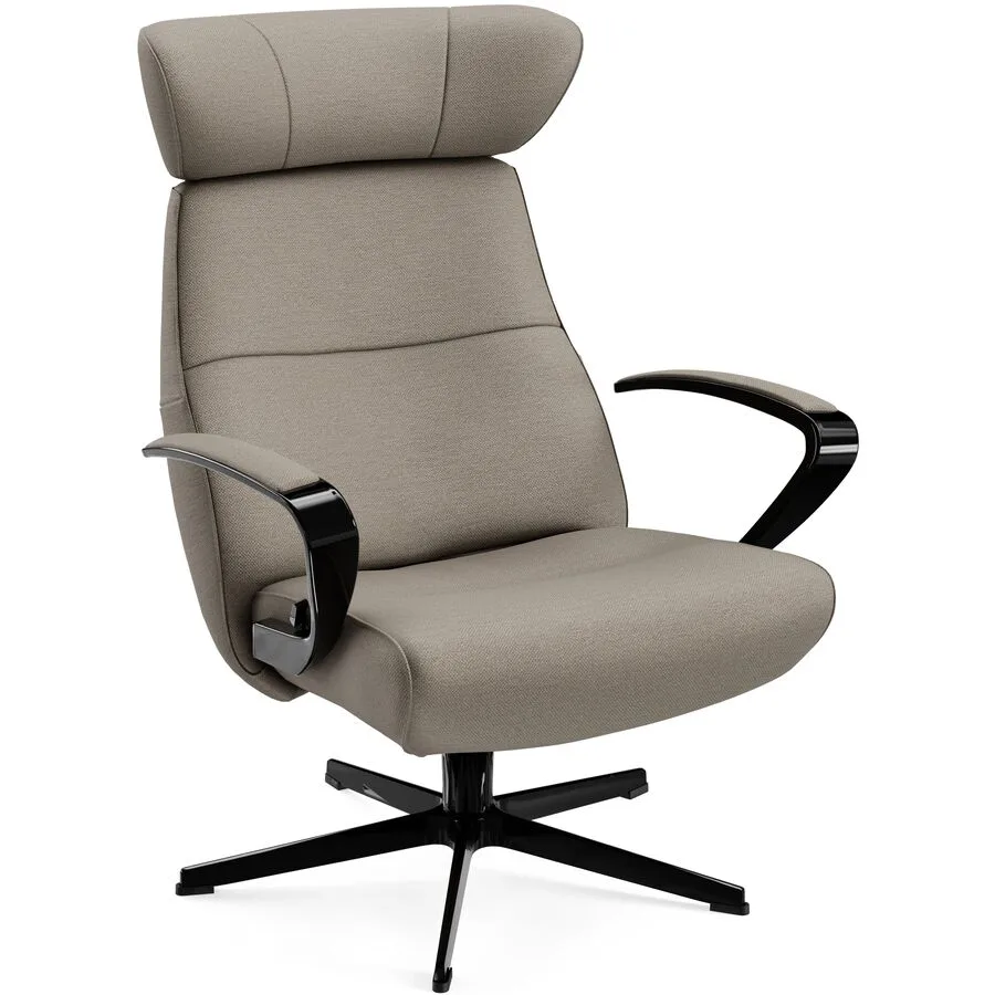 Conform Sessel Enno Mole, Schwarz Stoff, Aluminium T 163 B 81 H 99 cm - Möbel Konfigurator: Traummöbel individuell zusammenstellen
