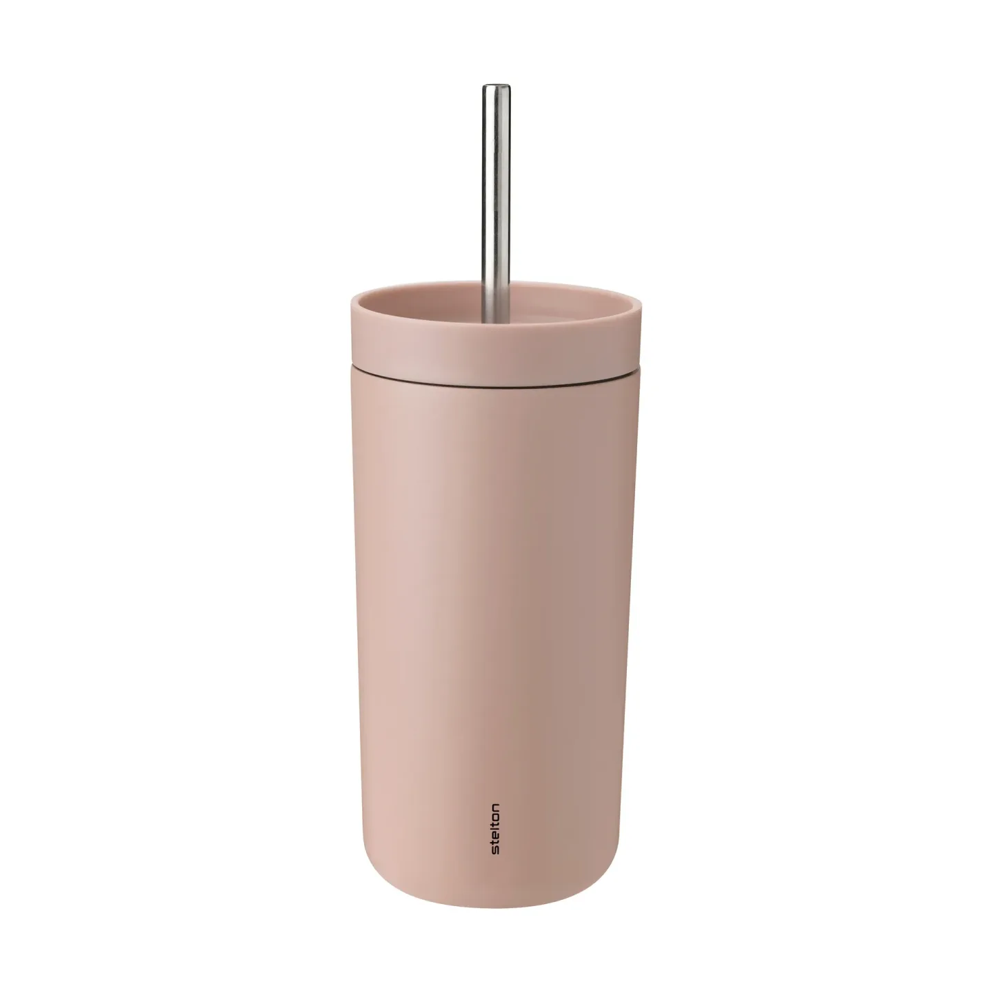 Stelton To Go Sip Thermobecher mit Strohhalm 0,4 L Heather