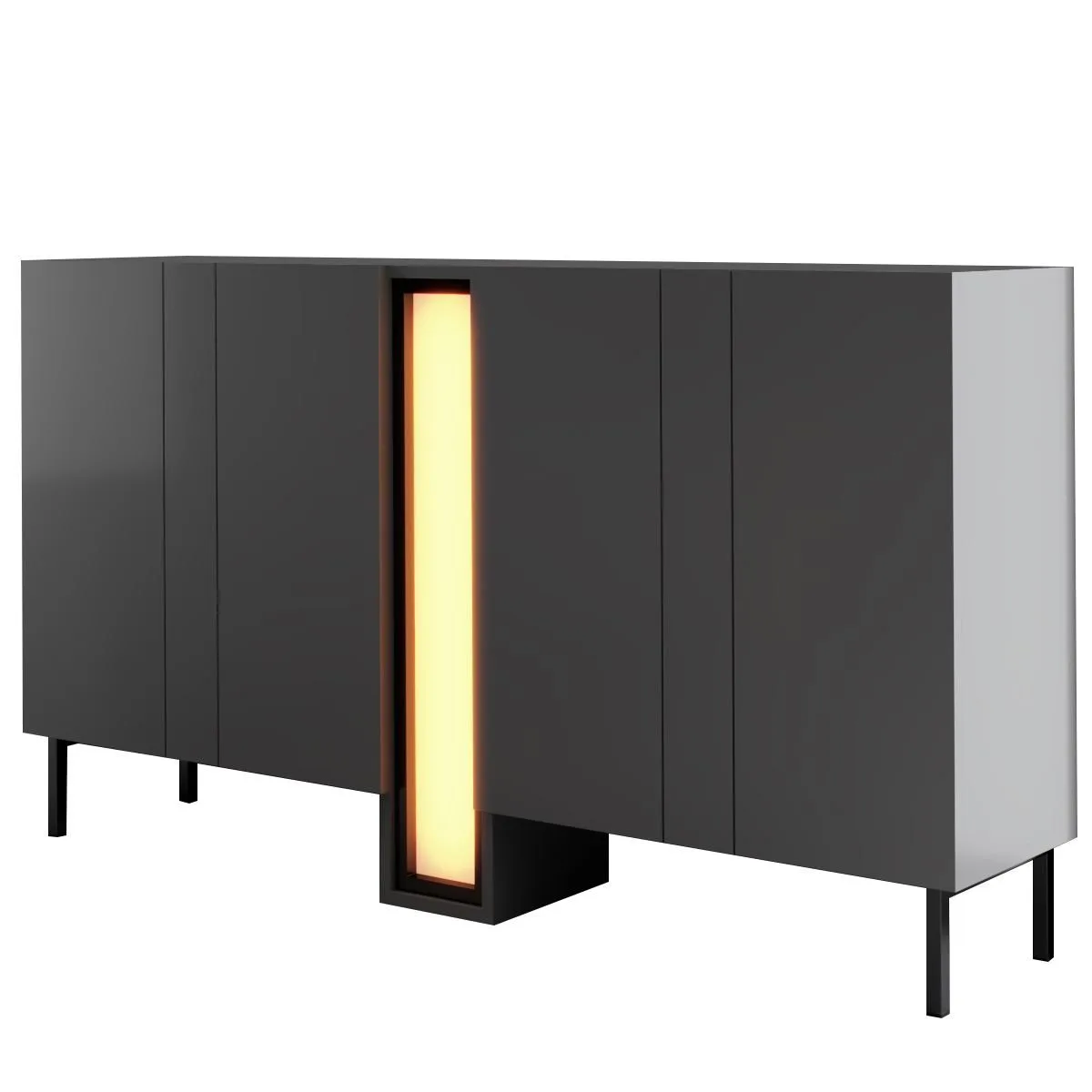 Berriaren Konsolbord 155 cm - Antracit