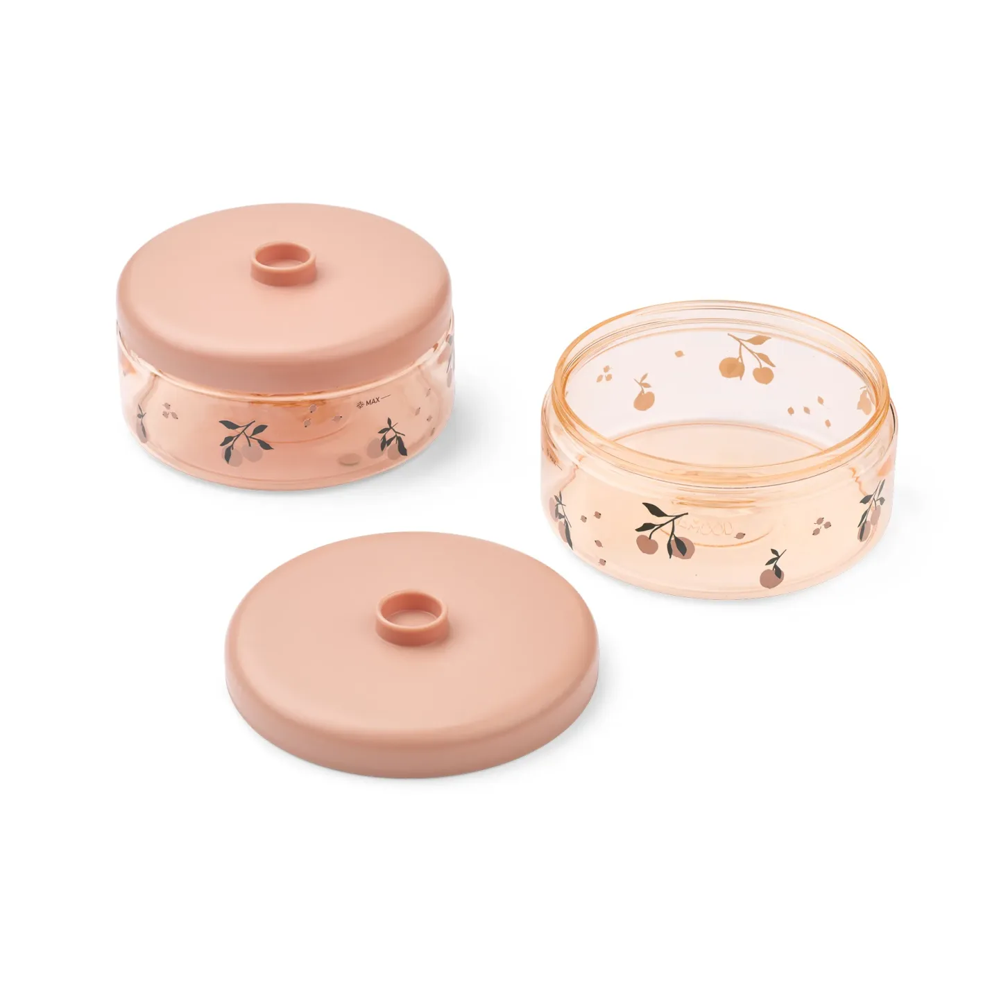 Liewood Dominique Babybreigläser 500 ml 2-teilig Peach-sea shell