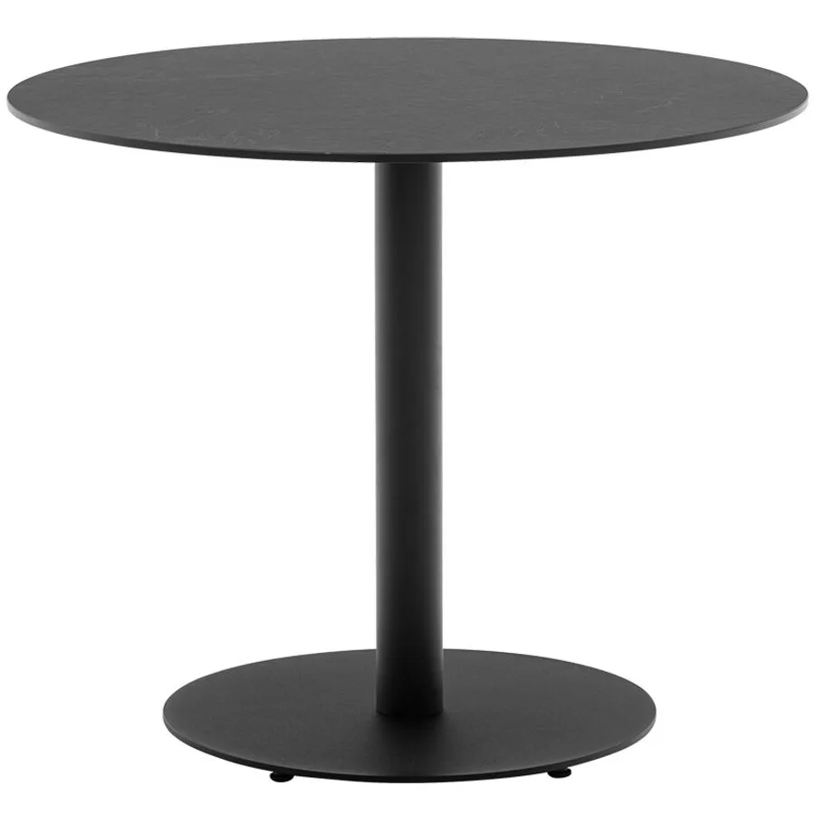 CONNUBIA Esstisch rund Cocktail Anthrazit Metall B 90 T 90 cm