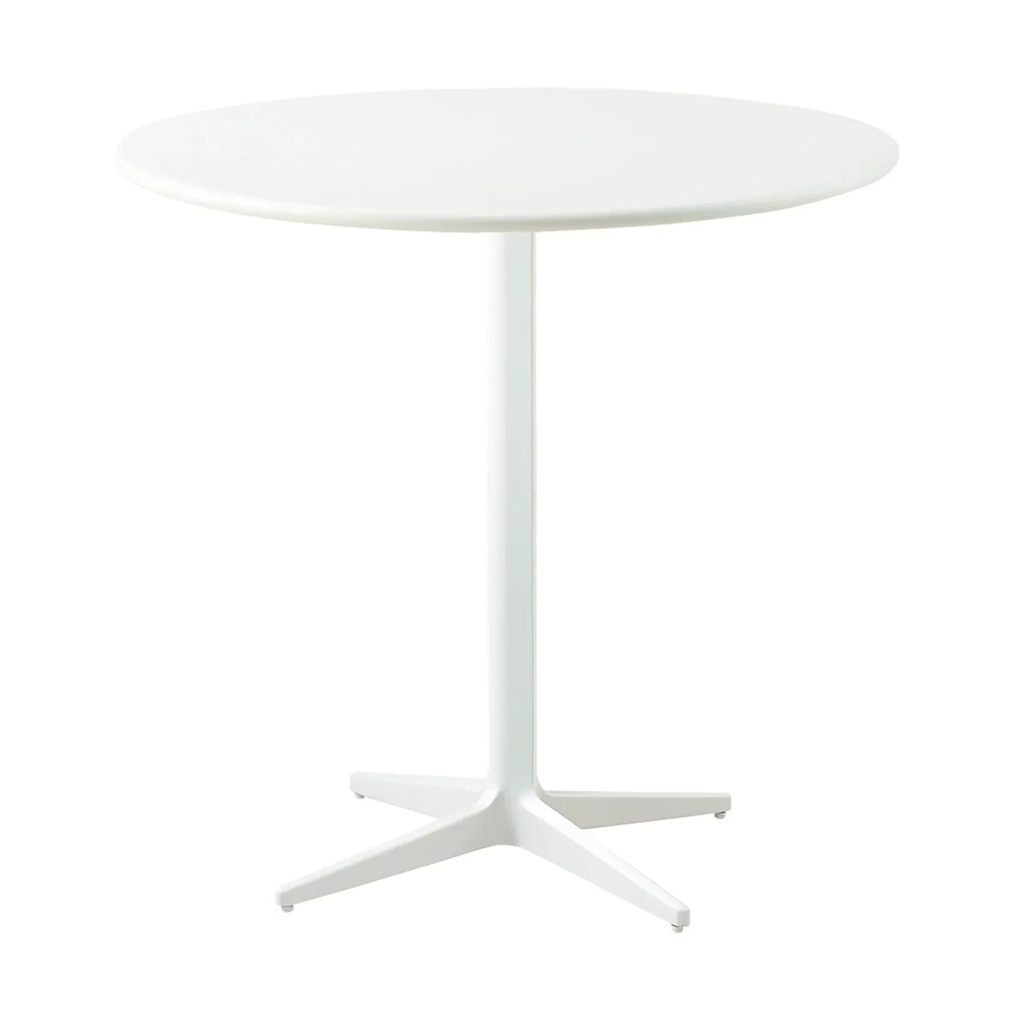 Cane-line Drop cafébord Ø80 cm White-white