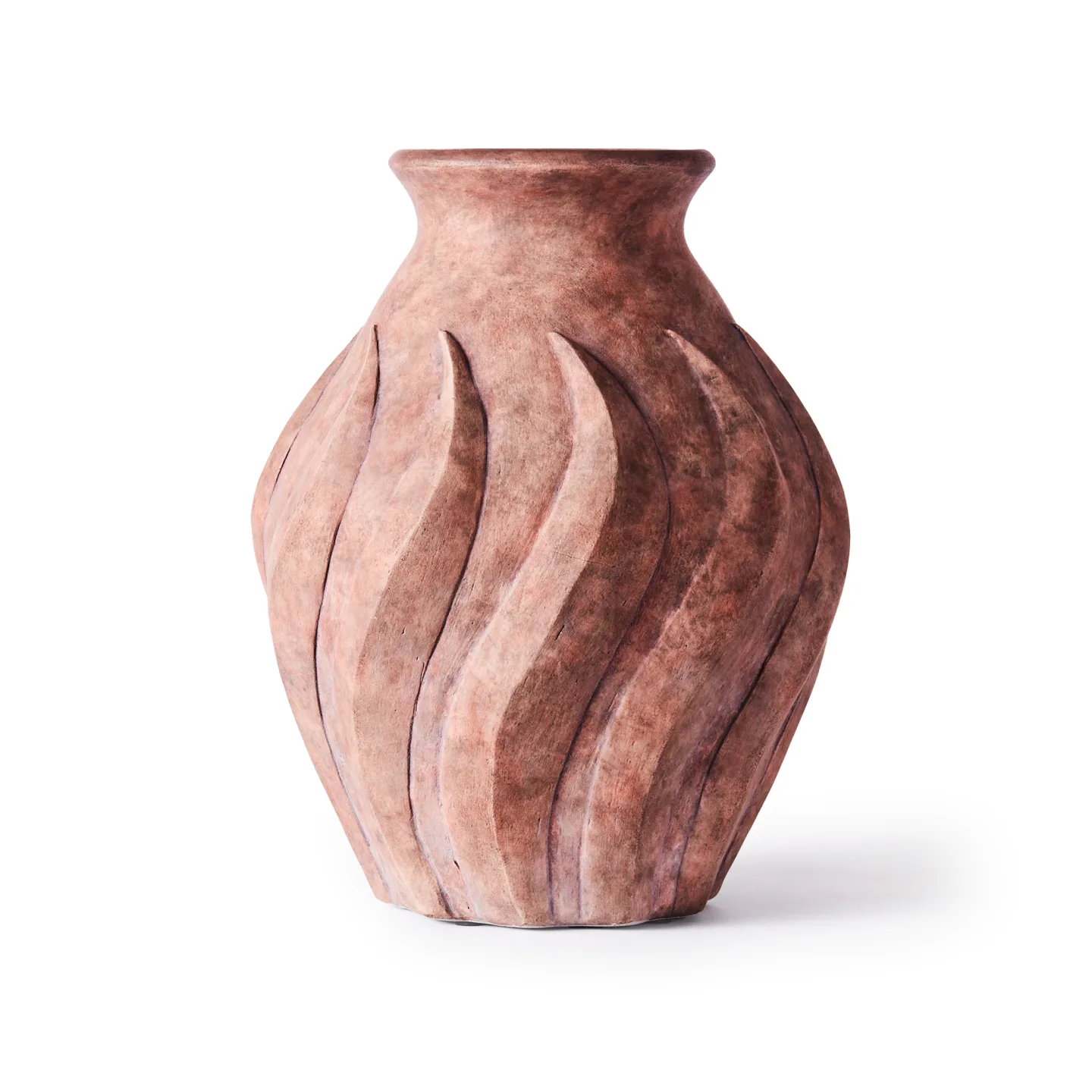 Dusty Deco - Swirl Vase Large, Brown - Vaser - Edin & Lina Kjellvertz - Brun